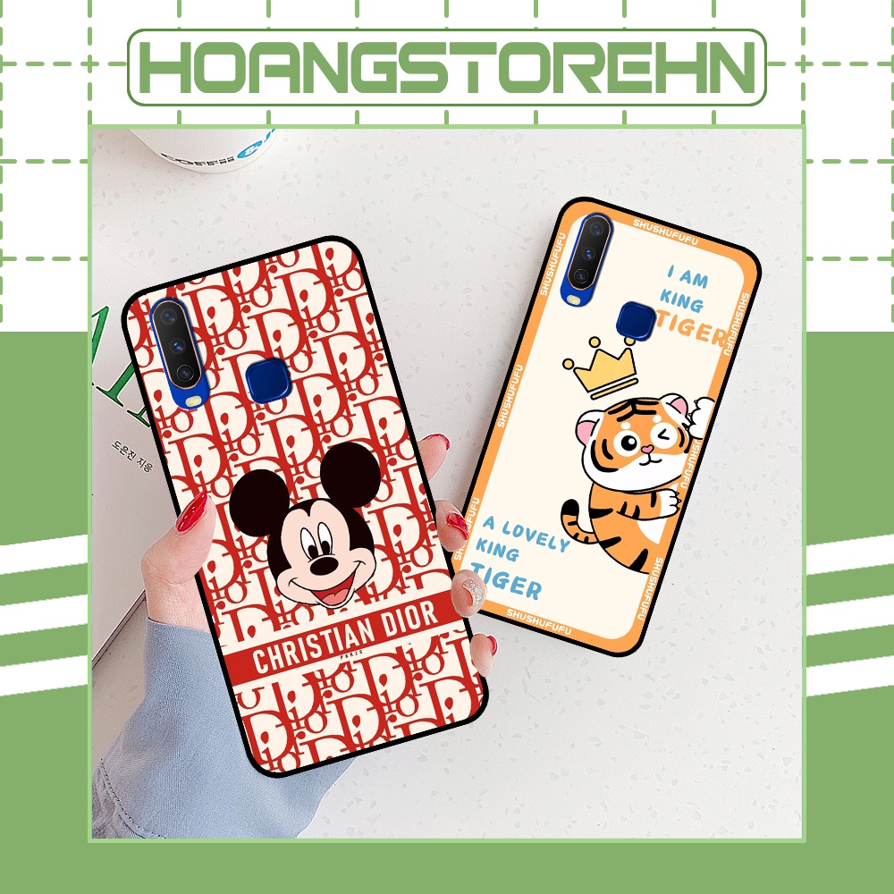 Ốp Vivo U10 / Y11 / Y12 / Y15 / Y17 in hình mickey, hổ, kingtiger siêu rẻ T19 - T24