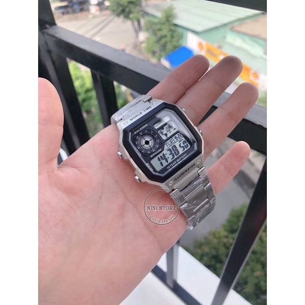 Đồng Hồ AE1200 năng động hai màu cá tính dành cho nam