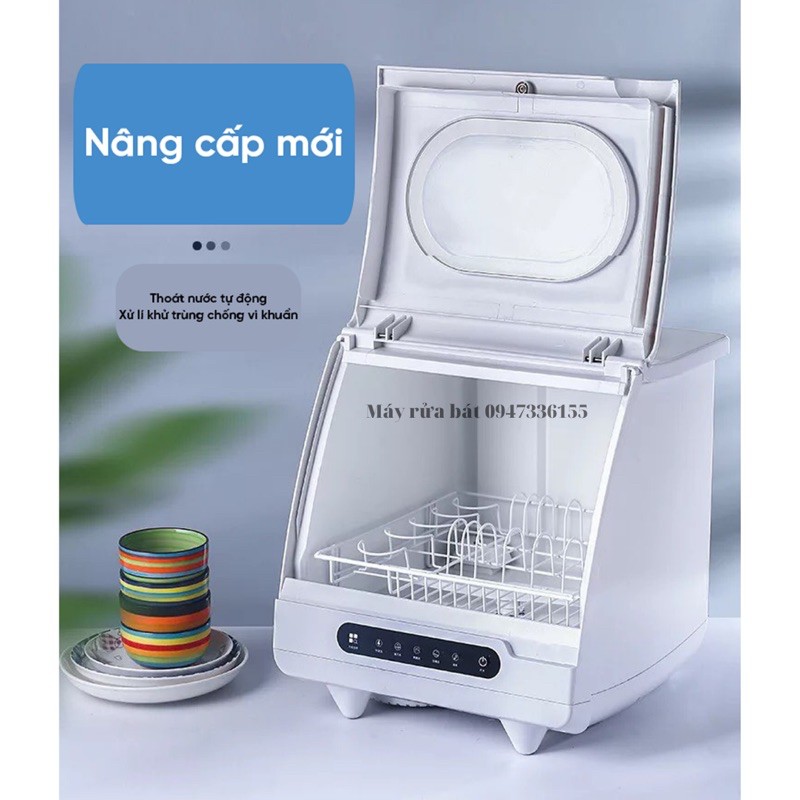 Máy rửa bát mini, sấy tiệt trùng + rửa rau dành cho 3-8 người.