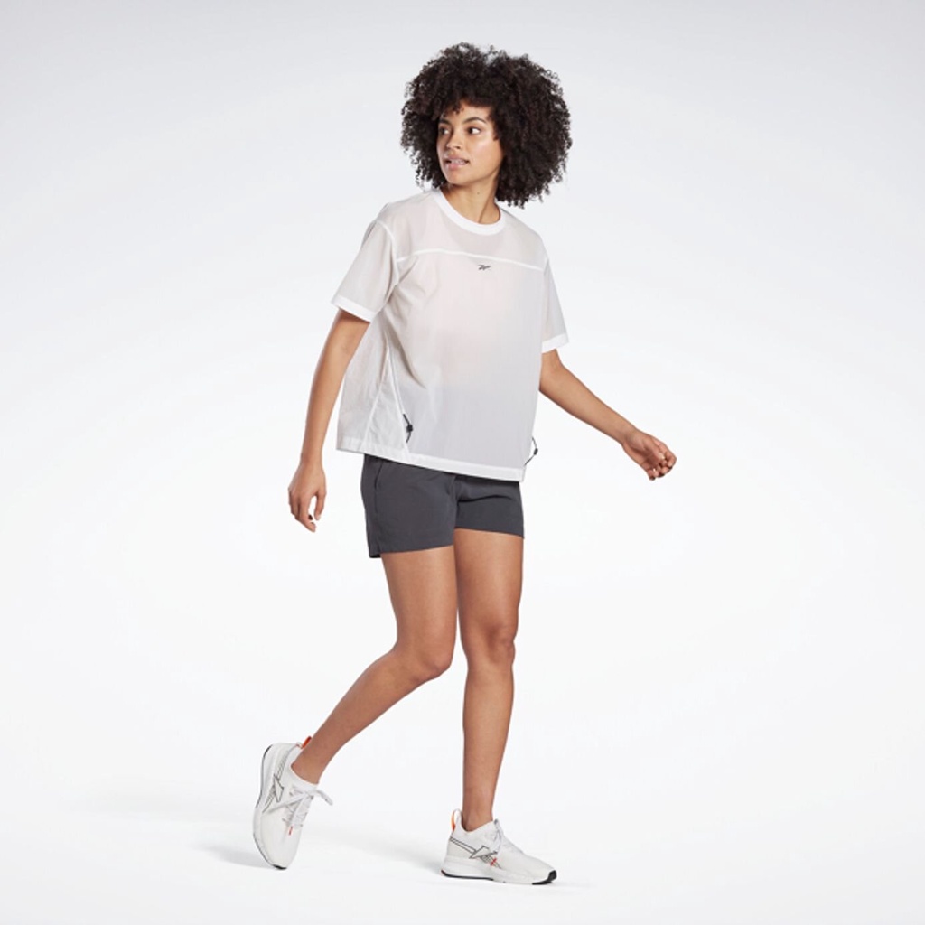 Áo Thun Thể Thao Nữ Chạy Bộ Reebok One Series Running Night Run Woven Tee FT1076