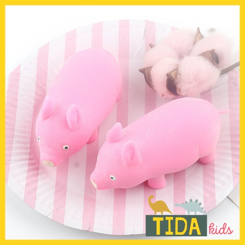 Heo Bóp Mềm ⚡ HOT TREND ⚡ Squishy Mochi Lợn Hồng Cute, Đồ Chơi Xả Stress Dễ Thương Xua Tan Căng Thẳng, TiDa Kids Shop