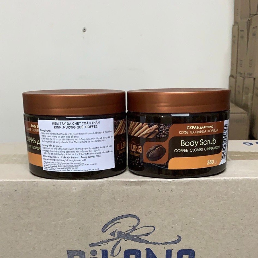 ✅[CHÍNH HÃNG] Tẩy Da Chết Toàn Thân Bilena Cosm Beaty Triết Quế Hồi &amp; Cafe 380G
