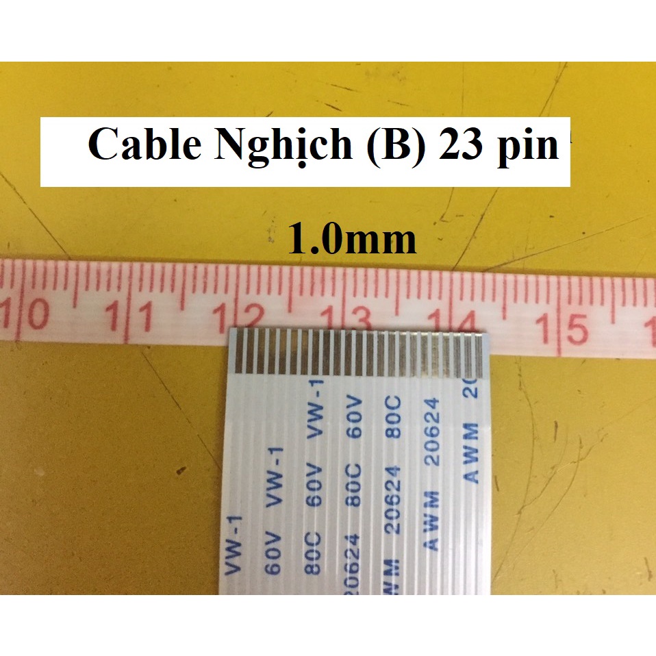 Cable FFC NGHỊCH (Type B): (Chân pin: 0.5-1.0-1.25mm) - (Số pin: 16-21-23-25-32pin) - (Chiều dài: 25-45cm)