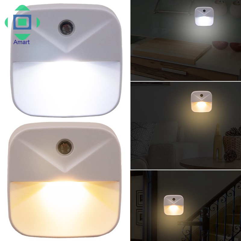 Đèn Ngủ Cảm Biến Ánh Sáng Hình Vuông