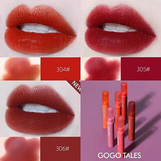 Son kem Air Velvet Lip Gloss GOGO TALES | Thế Giới Skin Care