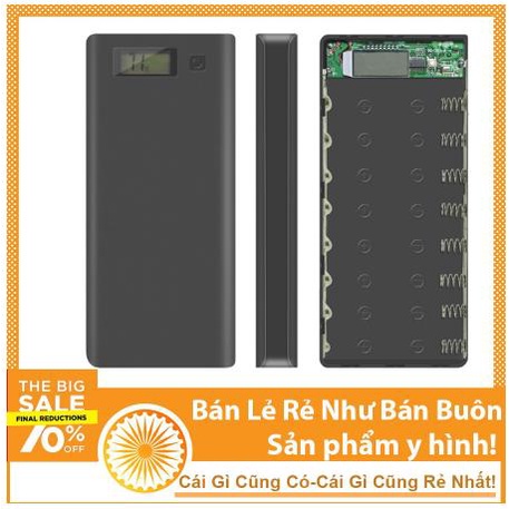 Vỏ sạc dự phòng 8 Cell có Mạch loại tốt, sử dụng Pin 18650 (chưa pin)