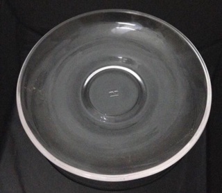 Set 6 đĩa thuỷ tinh kê chén