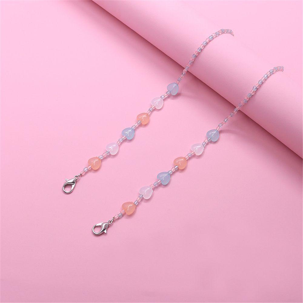 EUTUS Dây Đeo Giữ Mắt Kính Đính Hạt Acrylic Chống Trượt Thời Trang