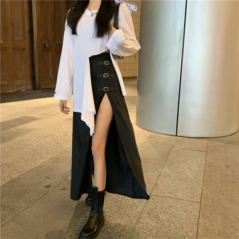 Ulzzang ( 얼짱) - CHÂN VÁY DÀI XẺ TÀ THỜI TRANG NỮ | BigBuy360 - bigbuy360.vn