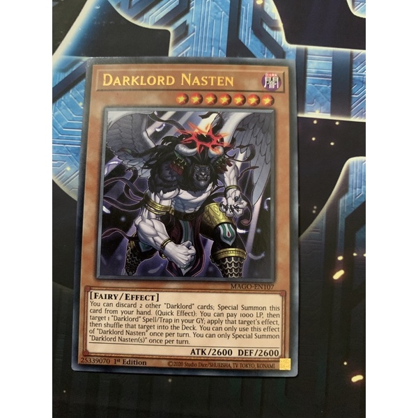 [kn-shop]thẻ bài yugioh: Darklord nasten mago-en107