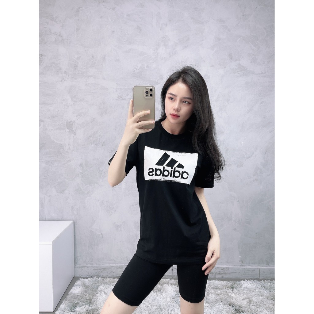 (HÀNG XUẤT XỊN) Áo das đen 1713 BRUSHSTROKE TEE BLACK Made in Cambodia full tag code  Size XS S M L