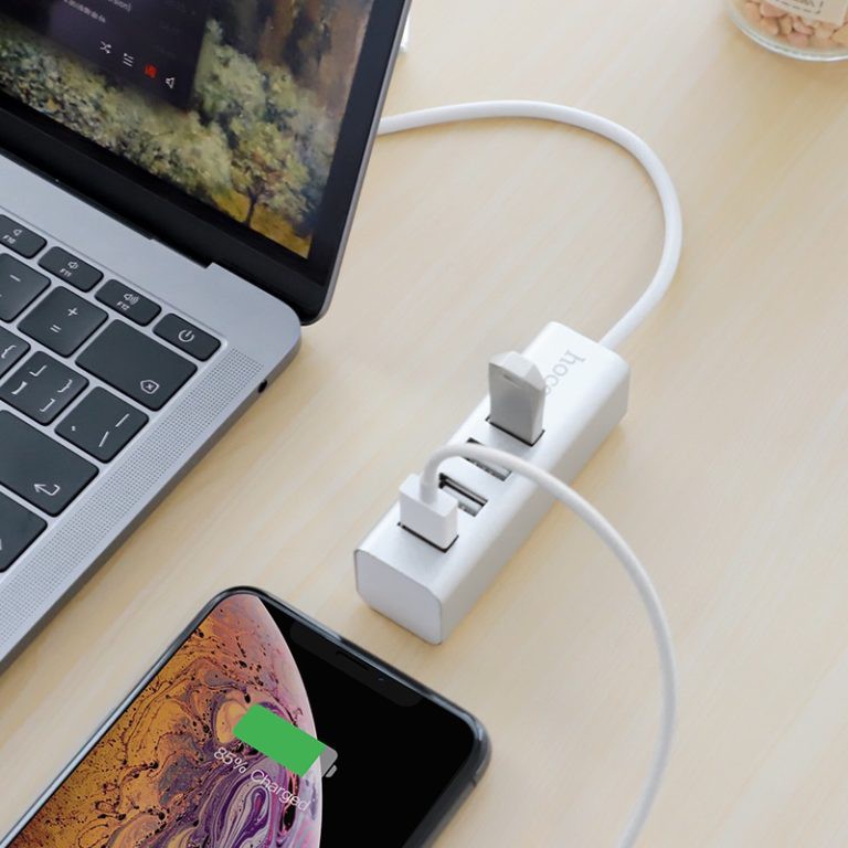 [ Giá siêu rẻ,chính hãng ] HUB 4 cổng USB Hoco HB1 tương thích cao chất liệu vỏ hợp kim nhôm cao cấp | BigBuy360 - bigbuy360.vn