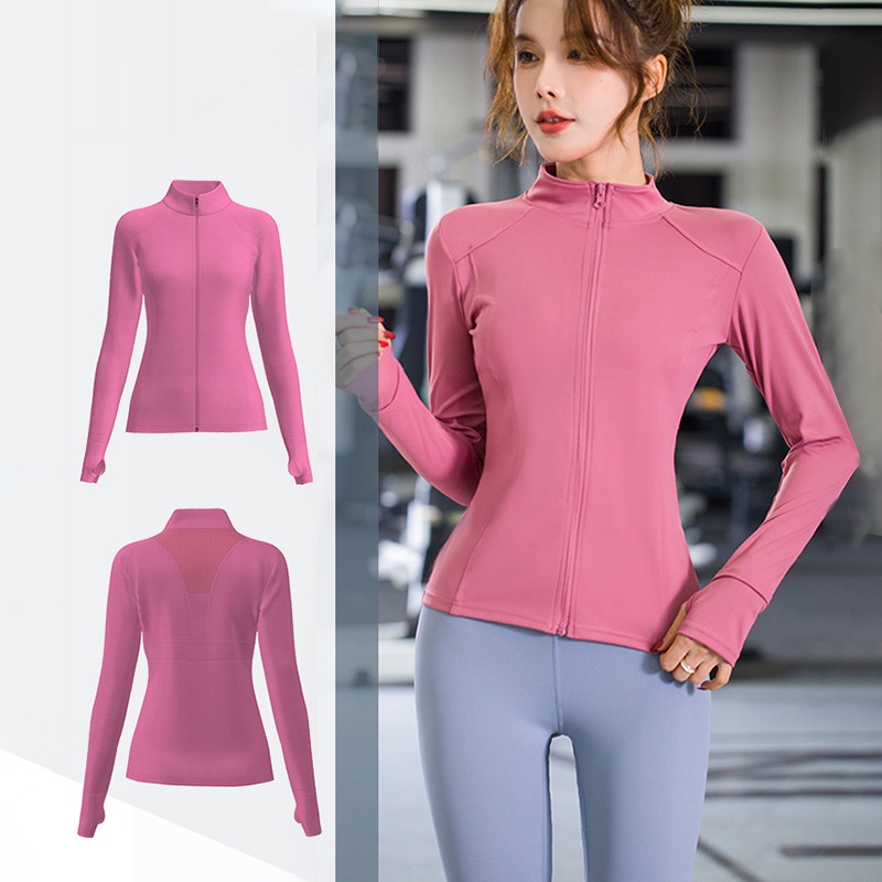 Áo Khoác Thể Thao Nữ [Louro AKL15] Mẫu Áo Khoác Ôm Body Nữ Phối Lưới, Phù Hợp Tập Gym, Yoga, Zumba, Chạy Bộ, Đạp Xe