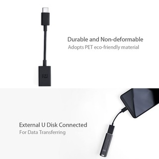 Dây Cáp Xiaomi OTG Chuyển Đổi Type-C Sang Micro USB