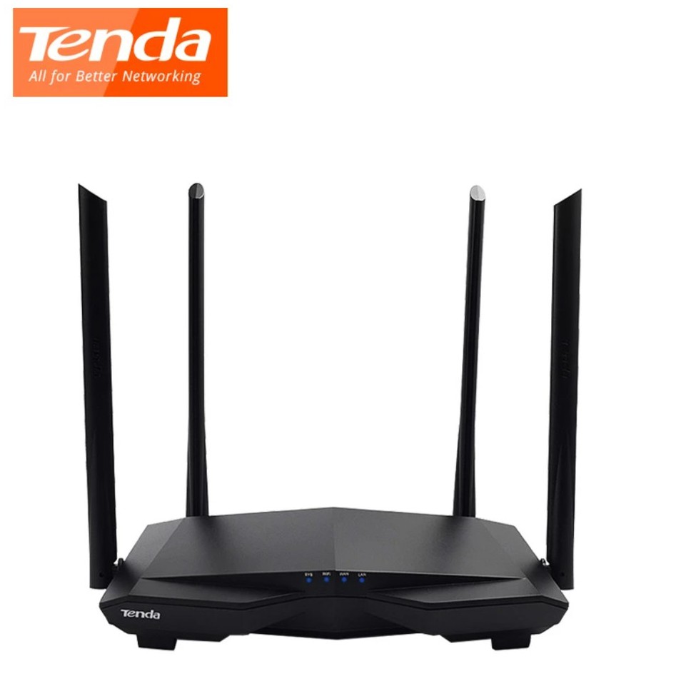 [CHÍNH HÃNG] Bộ phát WiFi Tenda AC6 // AC1200 Smart Dual-Band Wireless Router TENDA AC6