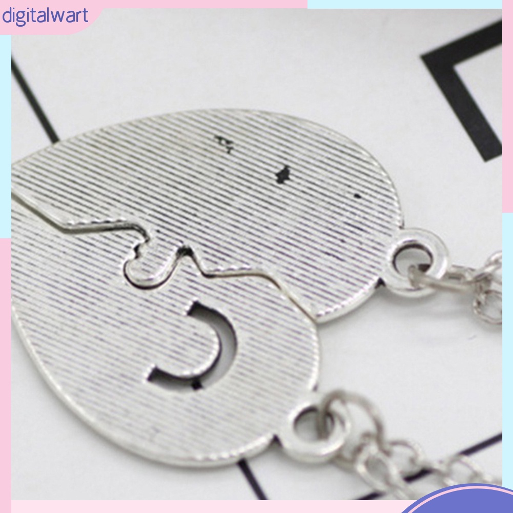 Dây Chuyền Mặt Trái Tim Có Chìa Khóa Khắc Chữ I Love You Độc Đáo Cho Cặp Đôi