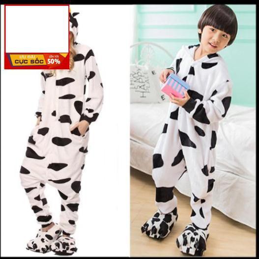 Bộ Đồ Thú ❤️ FREESHIP ❤️ Giảm giá 15k khi đặt 2 Bộ Đồ Thú Bò Sữa
