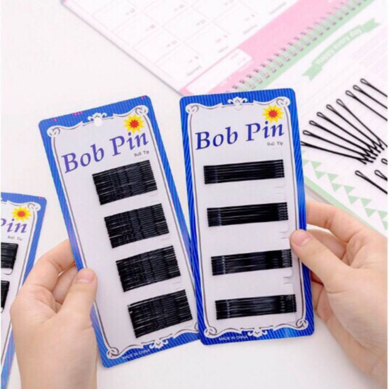 Vỉ ghim kẹp tóc kẹp tăm Bobpin