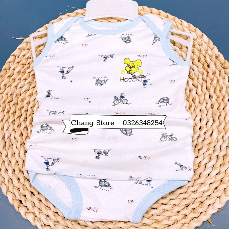 Bộ Tay Ngắn/ Cộc Tay HotGa Cho Bé Trai từ 3 - 6kg