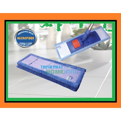 TẤM LAU GIẺ LAU THAY THẾ SỢI MICROFIBER siêu sạch 45cm 40cm Kiểu Cài HÀNG CHÍNH HÃNG CÔNG TY