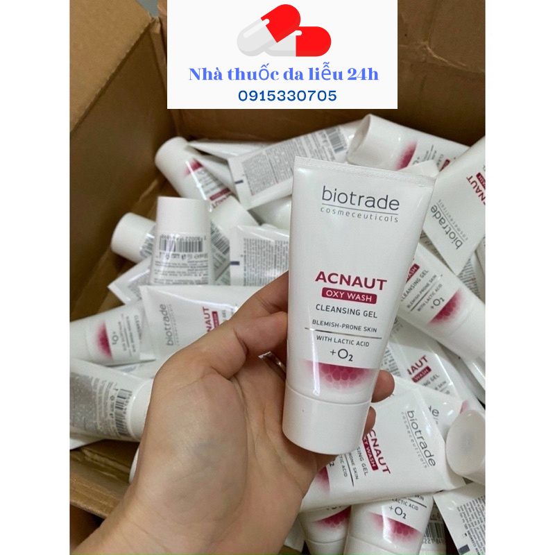 Acnaut Oxy Wash Cleansing Gel SỮA RỬA MẶT DÀNH CHO DA DẦU MỤN NHẠY CẢM