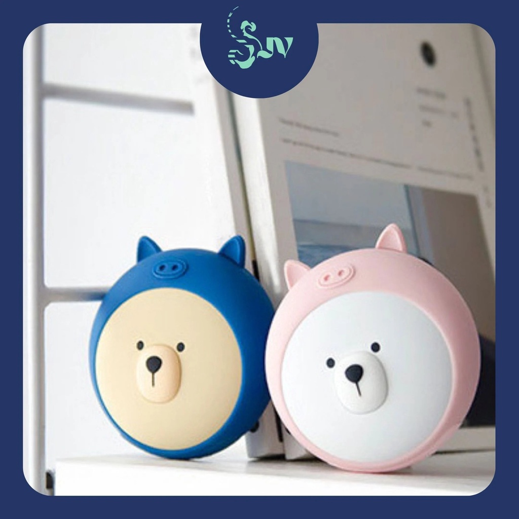 Máy sưởi ấm tay mini, máy sưởi ấm bụng, máy sưởi ấm cầm tay kiêm sạc dự phòng SJV-008