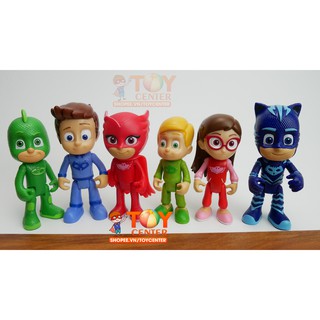6 mô hình PJ Masks (tay và chân có thể di chuyển) >8cm