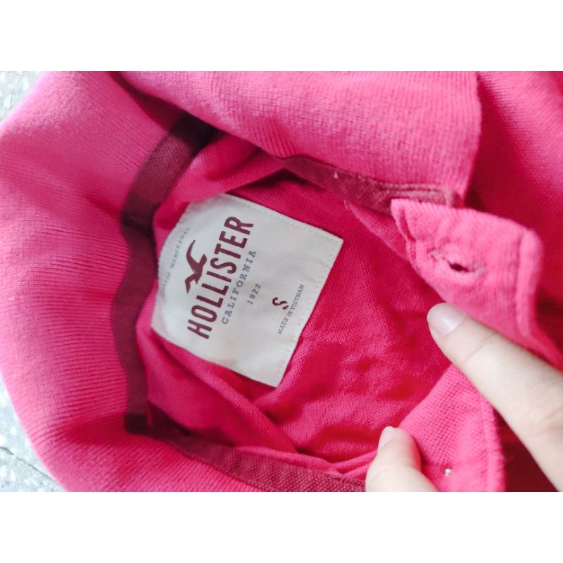 Áo thun nam cổ trụ Holister xuất dư size S