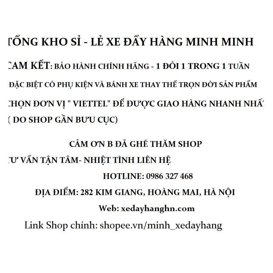 [3 chức năng- đa năng] Xe Kéo Hàng, Xe Đẩy Hàng Đa Năng Maxkiwi- Vừa Là 2 Bánh, Vừa Là 4 Bánh, Và Chế Độ Chở Nghiêng