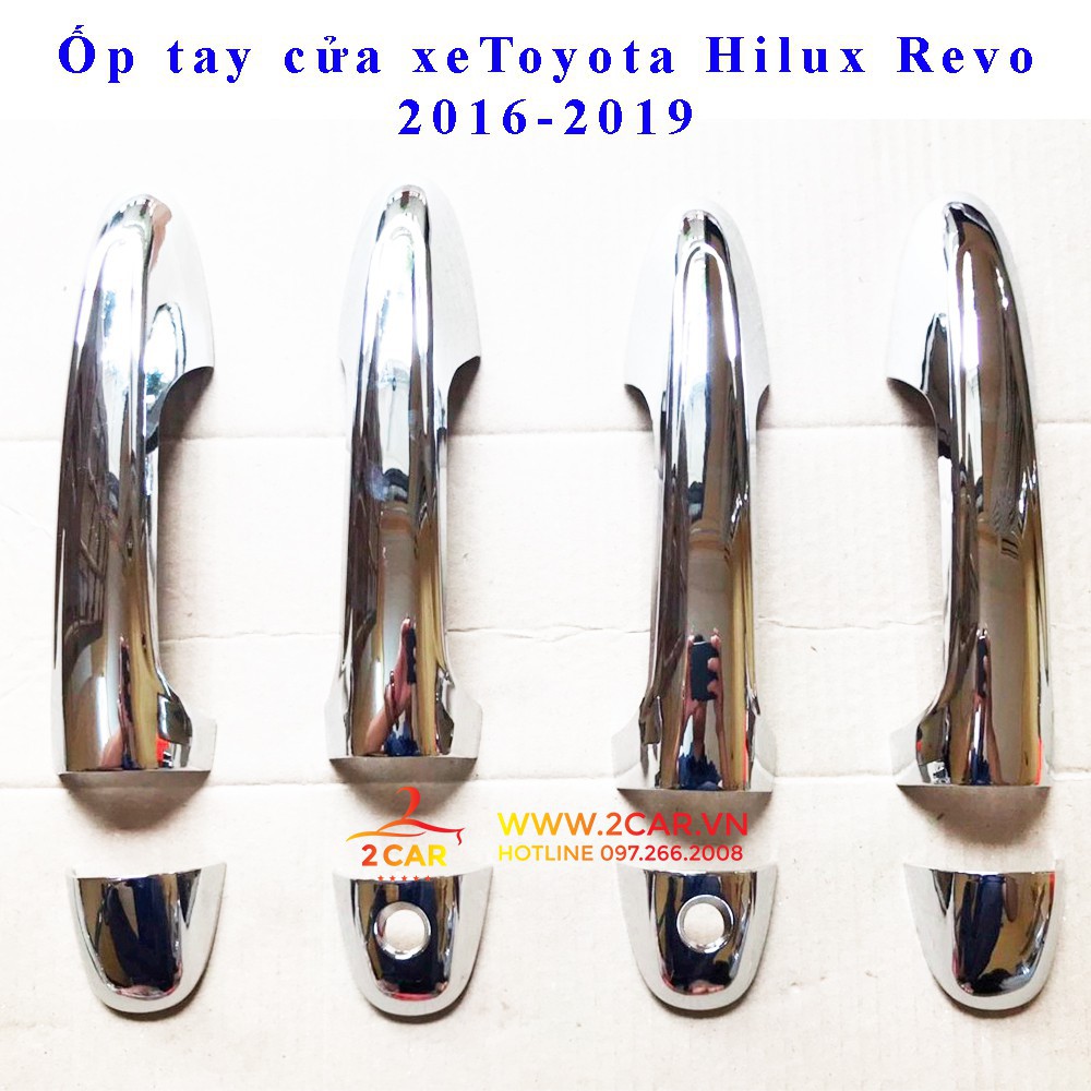 Ốp tay nắm cửa xe Toyota Hilux Revo 2016-2019