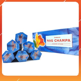 Nhang ấn độ Nag Champa Lốc 6 Hộp Nhỏ 20Thanh cao 23cm