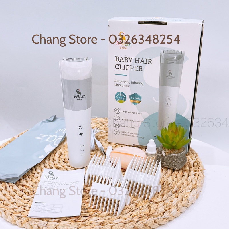 Tông Đơ Cắt Tóc Thông Minh Cho Bé Moaz Bebe MB014