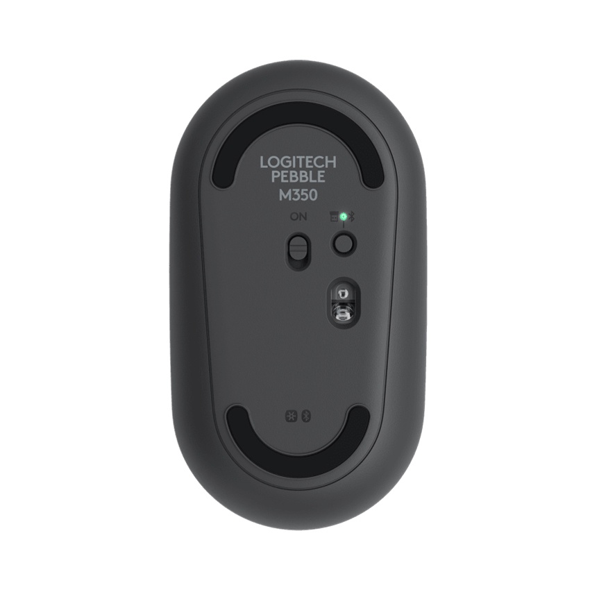 Chuột không dây Logitech M350, Thiết kế đối xứng, mỏng nhẹ, Thời lượng pin cao lên đến 18 tháng
