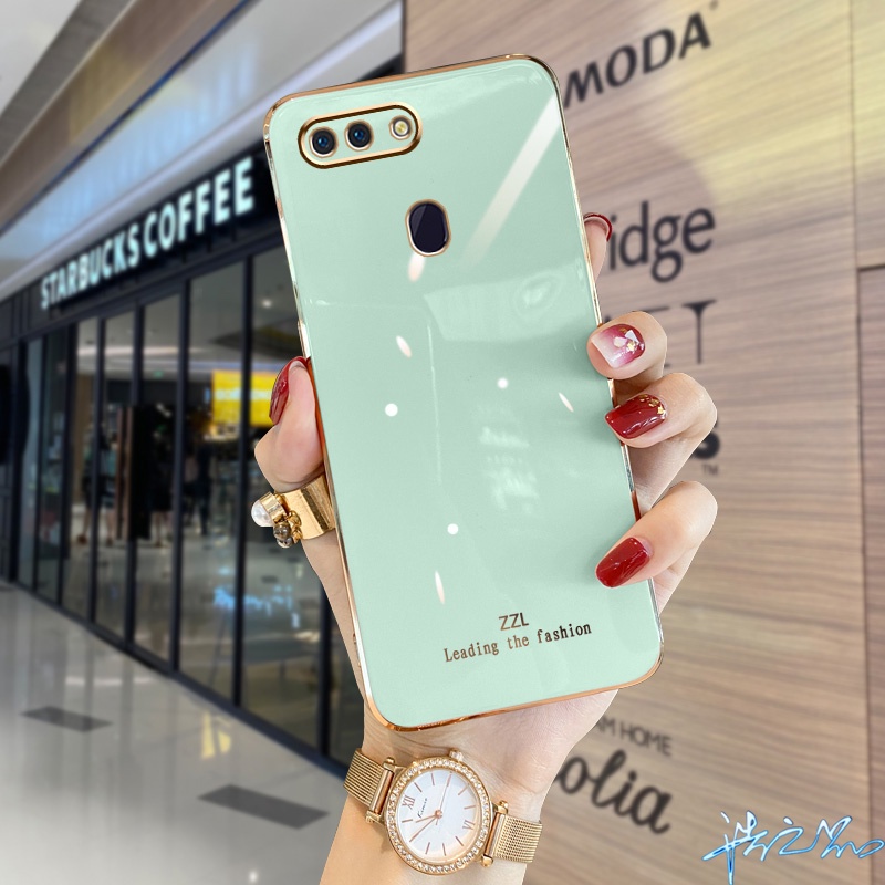 Ốp Điện Thoại Silicon Mềm Kết Cấu Sang Trọng Bảo Vệ Cho OPPO A5S Case A12 Case F9 F9 Pro 2022