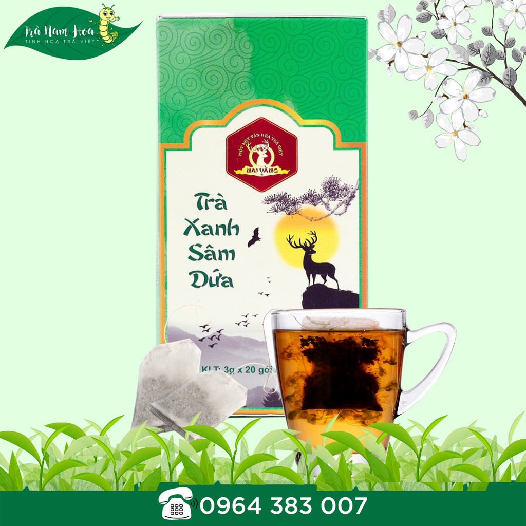 Hộp Trà Sâm Dứa Túi Lọc Nai Vàng (hiệu Thiên Thành)