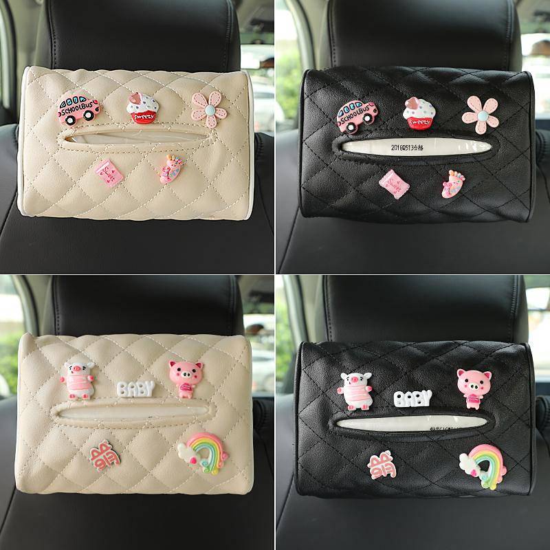 Hộp Đựng Khăn Giấy Kiêm Hộp Đựng Khăn Giấy Đa Năng Gắn Sau Lưng Ghế Xe Hơi