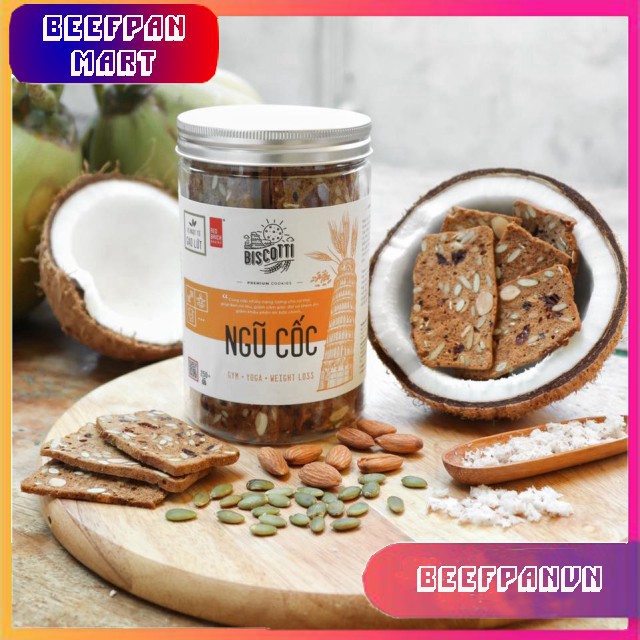Bánh Biscotti Gạch Đỏ 250g - Ăn Kiêng - Giảm Cân - Dành Cho Người Tiếu Đường | BigBuy360 - bigbuy360.vn