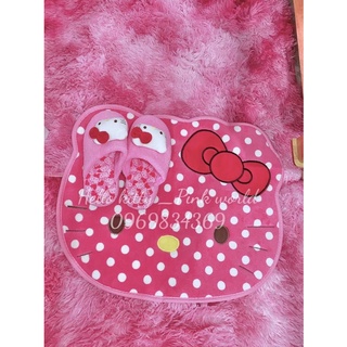 Thảm đầu mèo hello kitty