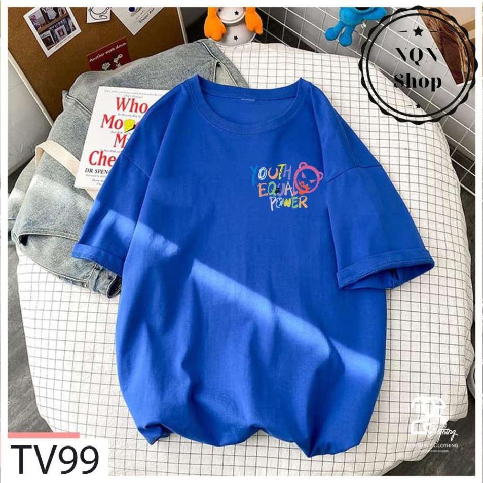 Áo Thun Tay Lỡ NQN Shop Áo Phông Unisex Nam Nữ Cotton Oversize Form Rộng Giá Rẻ In Hình Chữ Màu Sắc Thời Trang TV99 | BigBuy360 - bigbuy360.vn