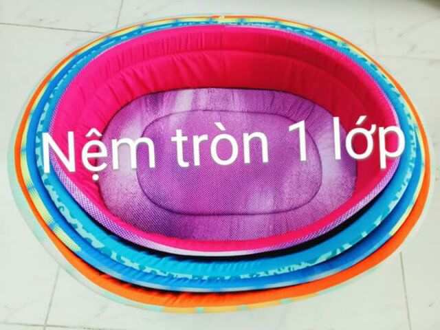 Nệm tròn ovan  dành cho chó mèo