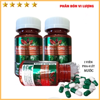 [5 Viên] Phân Bón Vi Lượng HaiFa ComB: Ngăn Vàng Lá, Tăng Đề Kháng, Thẩm Thấu Nhanh  - Viên Nhuộng Hòa Ttan