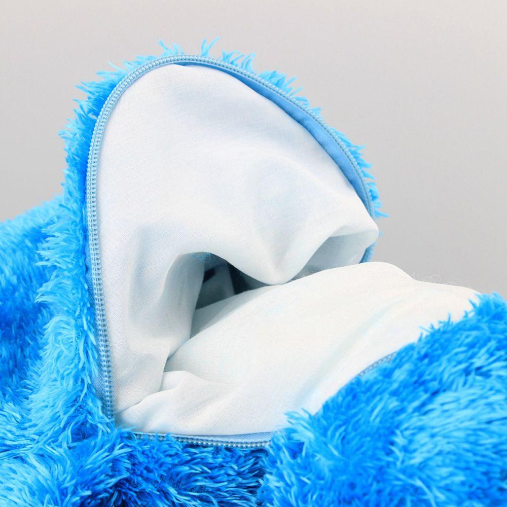 Ba Lô Đeo Vai Hình Elmo Nhồi Bông Màu Đỏ / Xanh Dương Dễ Thương Cho Bé MXMUSTY