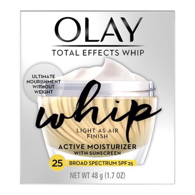 Kem dưỡng da Olay Total Effects Whip Active Moisturize SPF25 Hàng Nhập USA