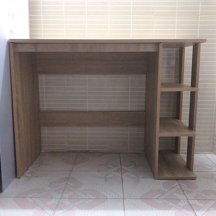 Bàn Học Kết Hợp Giá Sách APF Chất Liệu Gỗ MDF Nhập Khẩu, Thiết kế Thông Minh Tiện Lợi Kích Thước 100 x 44 x 70cm KS049