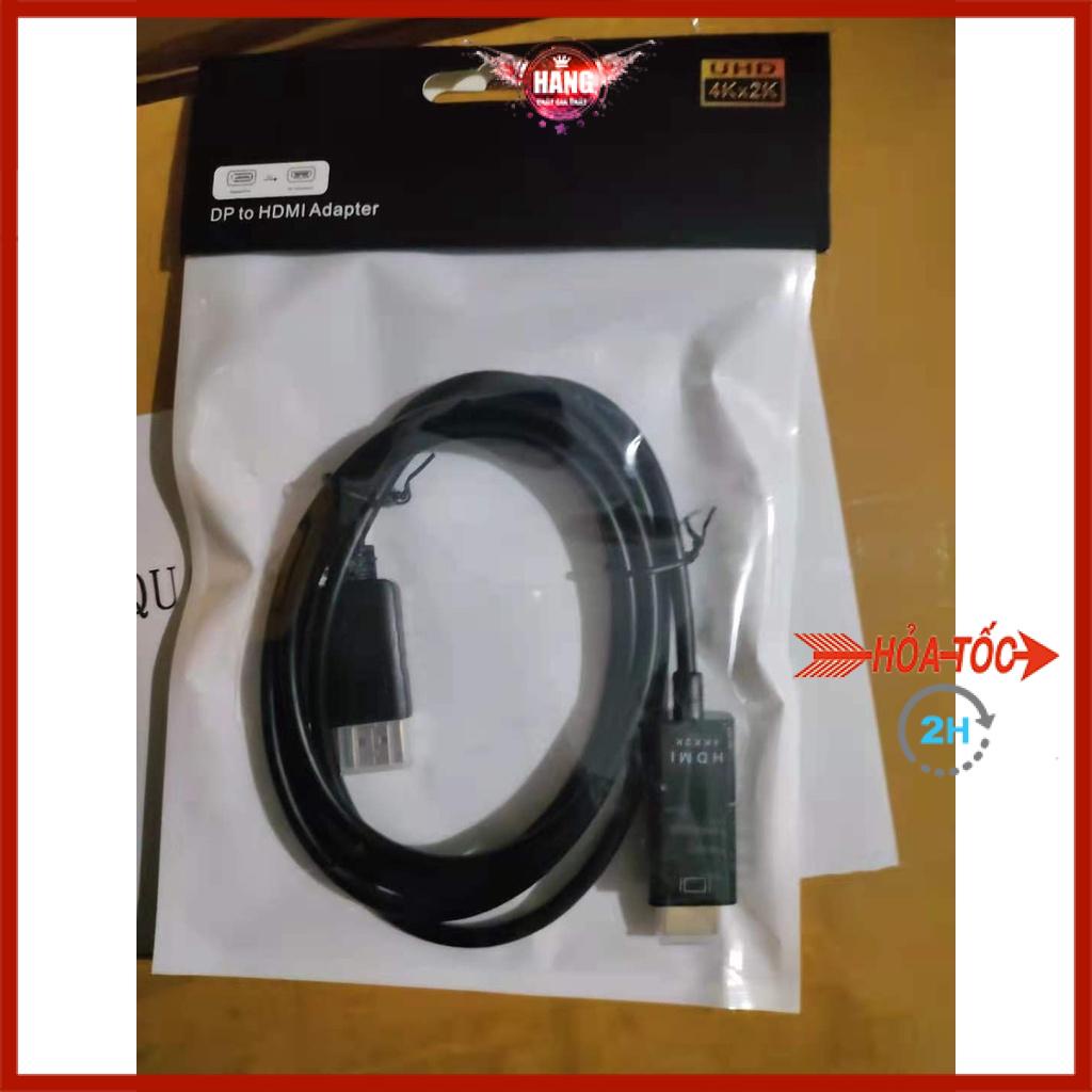 Cáp chuyển Displayport sang HDMI dài 1m8 hỗ trợ 4k 30hz cho máy tính - Hồ Phạm