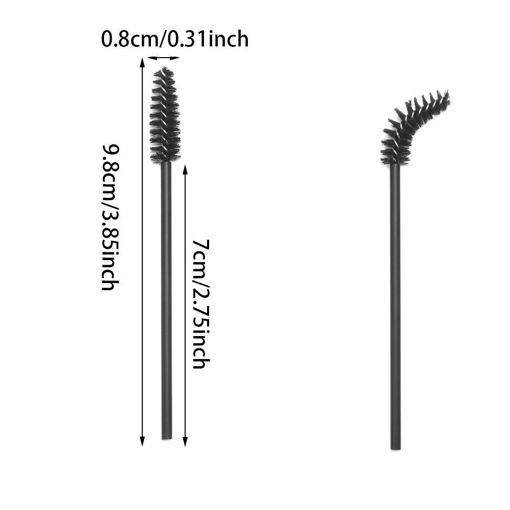 CACTU Bộ 50 Lược Chải Lông Mi Chăm Sóc Sức Khỏe Sử Dụng Một Lần