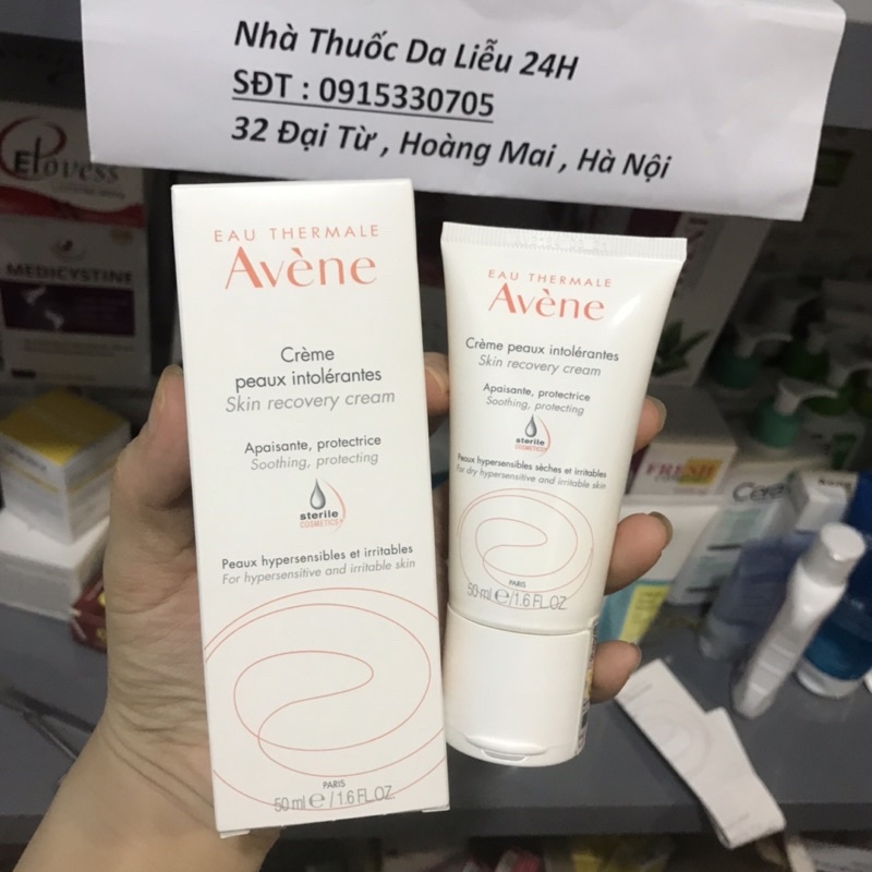 [ Mẫu Mới ] Avene Skin Recovery Cream 40ml Kem dưỡng cho da nhạy cảm và kích ứng