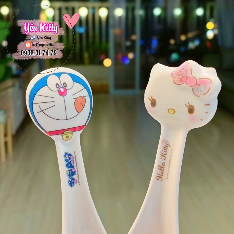 MUỖNG NHỰA MELAMINE HELLO KITTY