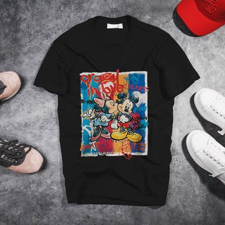 Áo thun nam nữ unisex chuột mickey