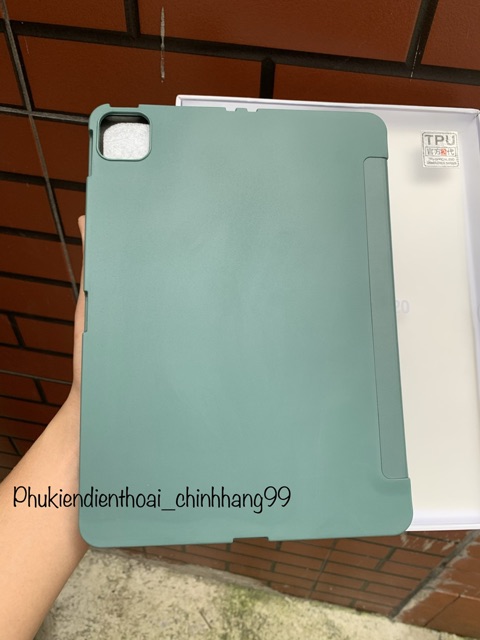 (Xanh rêu)_Bao da TPU Smart Case iPad Air, Air 2, Pro 9.7, Mini 4/5, Gen 7 Gen 8 10.2 Air 3, Pro 11 2020,Pro 10.5, Gen 6